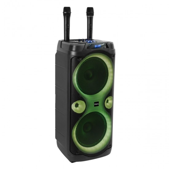 IBIZA SOUND COLUMBA-KARAOKE aktivni karaoke zvočnik 2x10" 1000W